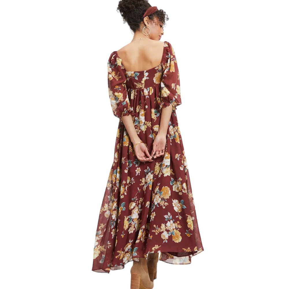 NWT VICI Chiffon Floral Maxi Dress - Picture 3 of 5